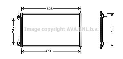 AVA QUALITY COOLING Lauhdutin, ilmastointilaite HD5106